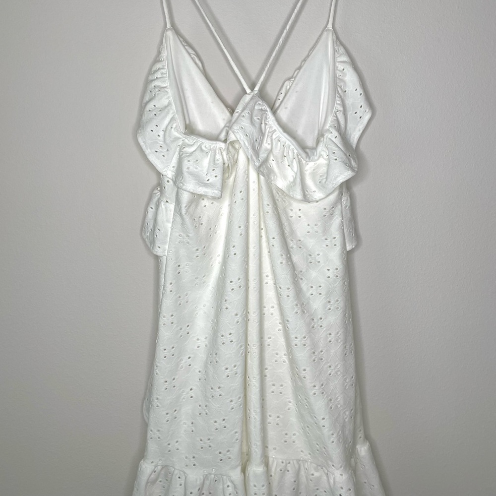 Spring Haze White Ruffle Dress size S - Picture 4 of 4